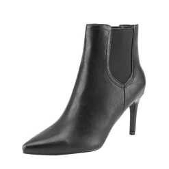 Pointed Toe Stiletto Chelsea Ankle Booties