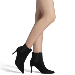 Pointed Toe Stiletto Chelsea Ankle Booties