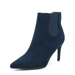 Pointed Toe Stiletto Chelsea Ankle Booties