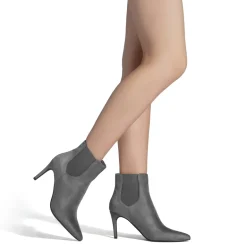 Pointed Toe Stiletto Chelsea Ankle Booties