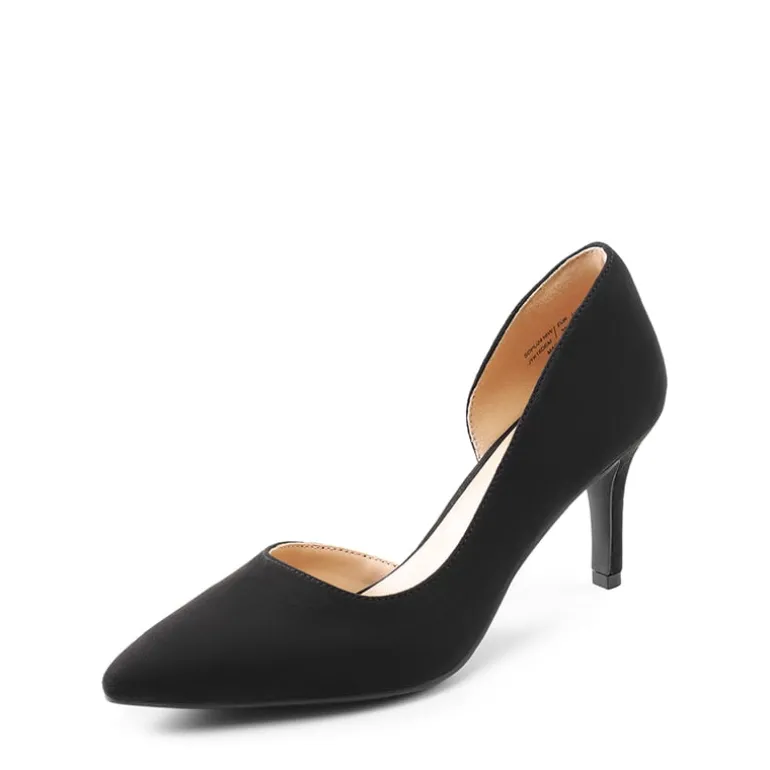 Pointed Toe Stiletto D'Orsay Pumps