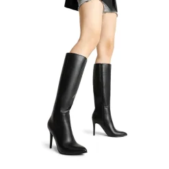Pointed Toe Stiletto High Heel Knee High Boots