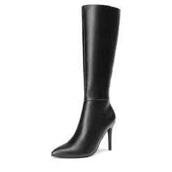 Pointed Toe Stiletto High Heel Knee High Boots