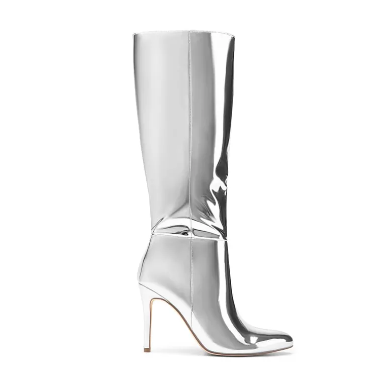 Pointed Toe Stiletto High Heel Knee High Boots