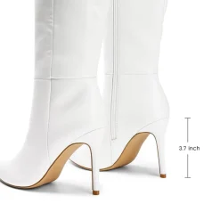 Pointed Toe Stiletto High Heel Knee High Boots
