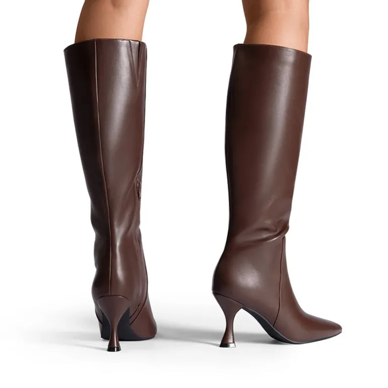 Pointed Toe Stiletto Knee-high Boots