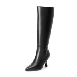 Pointed Toe Stiletto Knee-high Boots