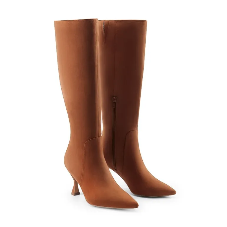 Pointed Toe Stiletto Knee-high Boots
