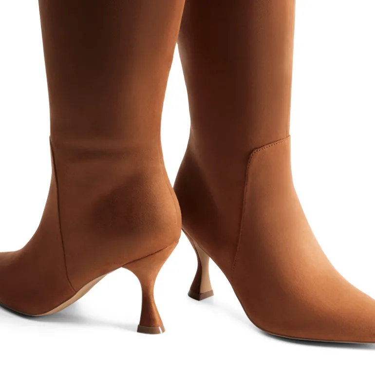 Pointed Toe Stiletto Knee-high Boots