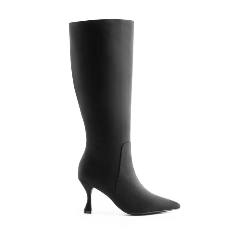 Pointed Toe Stiletto Knee-high Boots