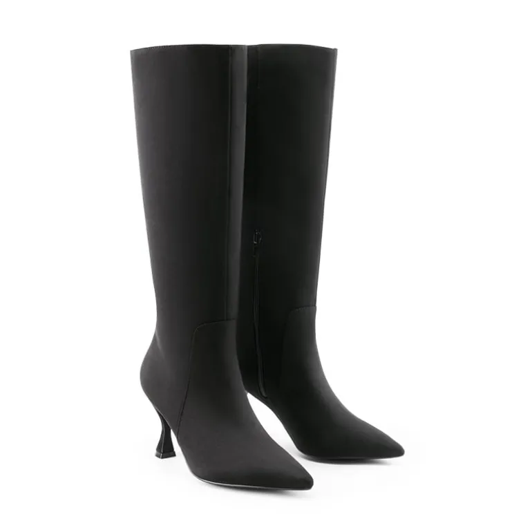 Pointed Toe Stiletto Knee-high Boots