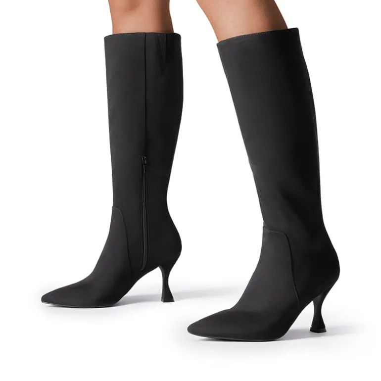 Pointed Toe Stiletto Knee-high Boots