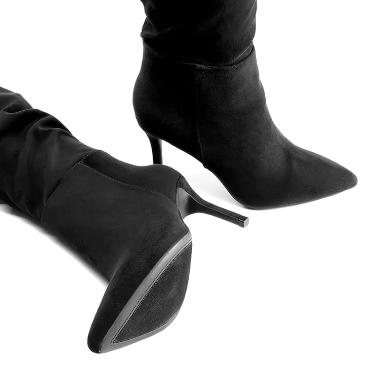 Pointed Toe Stiletto Over-The-Knee Boots