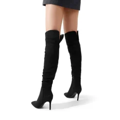 Pointed Toe Stiletto Over-The-Knee Boots