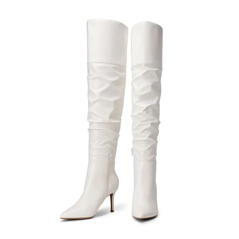 Pointed Toe Stiletto Over-The-Knee Boots