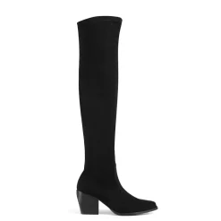Pointed Toe Thigh High Boots
