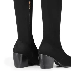 Pointed Toe Thigh High Boots