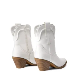 Pointed Toe Western Cowboy Mid Calf Boots