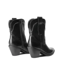 Pointed Toe Western Cowboy Mid Calf Boots