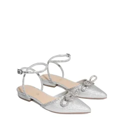 Rhinestone Bow Flats