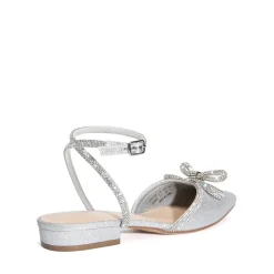 Rhinestone Bow Flats