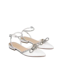 Rhinestone Bow Flats