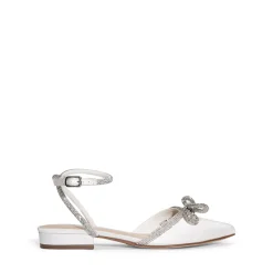 Rhinestone Bow Flats