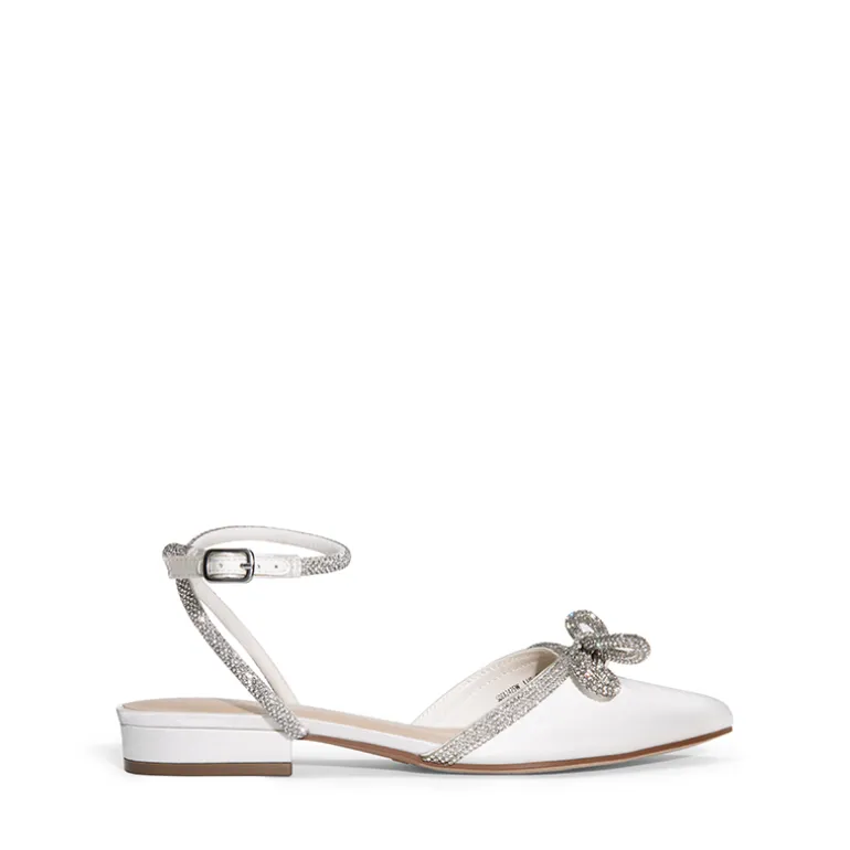 Rhinestone Bow Flats