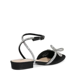 Rhinestone Bow Flats