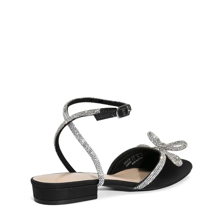 Rhinestone Bow Flats