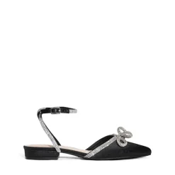 Rhinestone Bow Flats