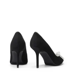 Rhinestone Bowknot Stiletto Heel Pumps