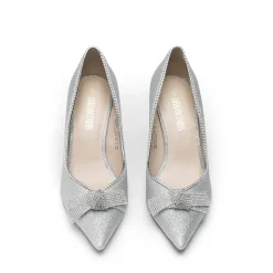Rhinestone Bowknot Stiletto Heel Pumps