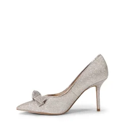 Rhinestone Bowknot Stiletto Heel Pumps