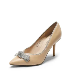 Rhinestone Bowknot Stiletto Heel Pumps