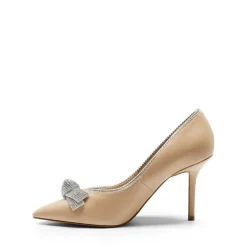 Rhinestone Bowknot Stiletto Heel Pumps