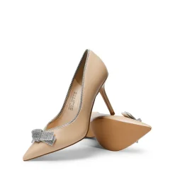 Rhinestone Bowknot Stiletto Heel Pumps