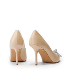 Rhinestone Bowknot Stiletto Heel Pumps