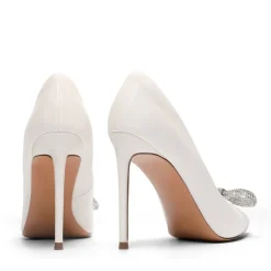 Rhinestone Bows Stiletto Pumps