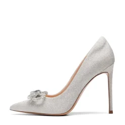 Rhinestone Bows Stiletto Pumps