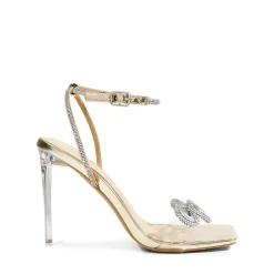 Rhinestone Double Bow Stiletto Heels