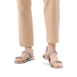 Rhinestone Flat Sandals