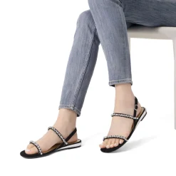 Rhinestone Flat Sandals