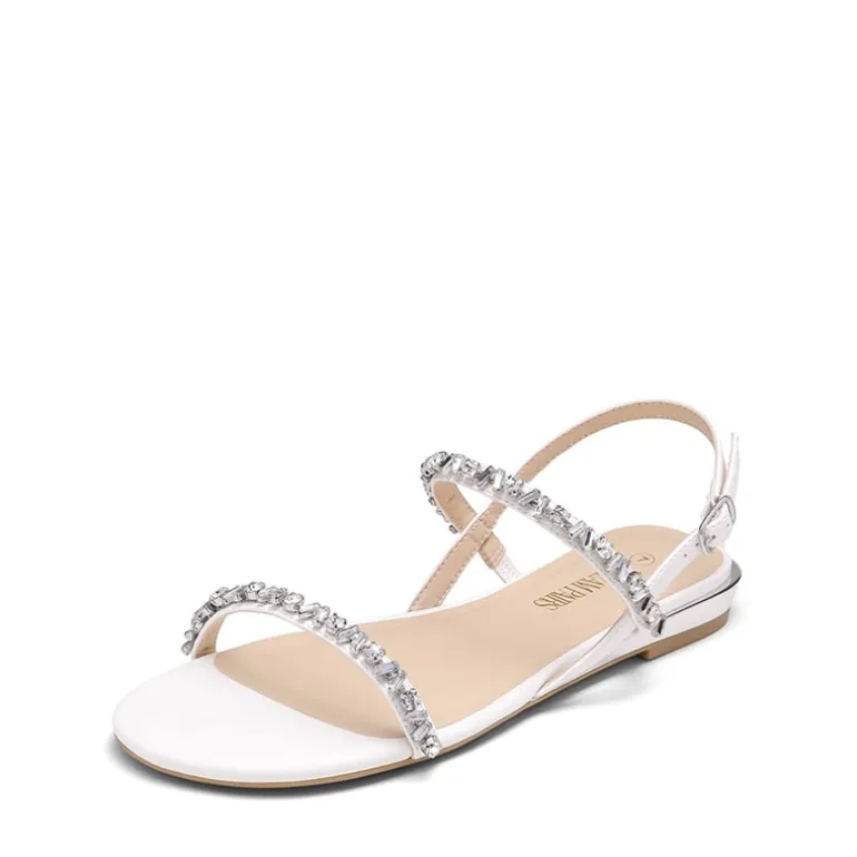 Rhinestone Flat Sandals