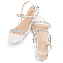 Rhinestone Flat Sandals