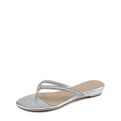 Rhinestone Flip-Flop Sandals