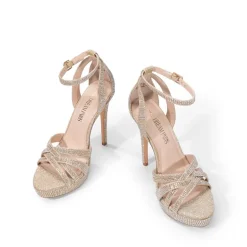 Rhinestone Platform Stiletto Sandals