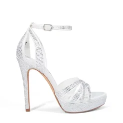Rhinestone Platform Stiletto Sandals