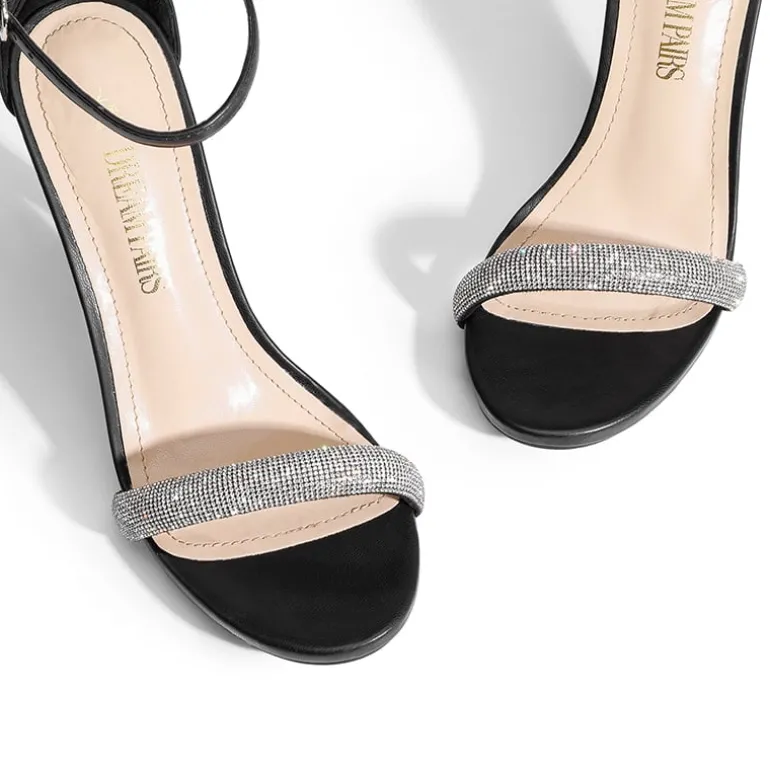 Rhinestone Strap High Stiletto Heel Sandals