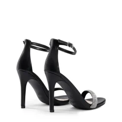Rhinestone Strap High Stiletto Heel Sandals